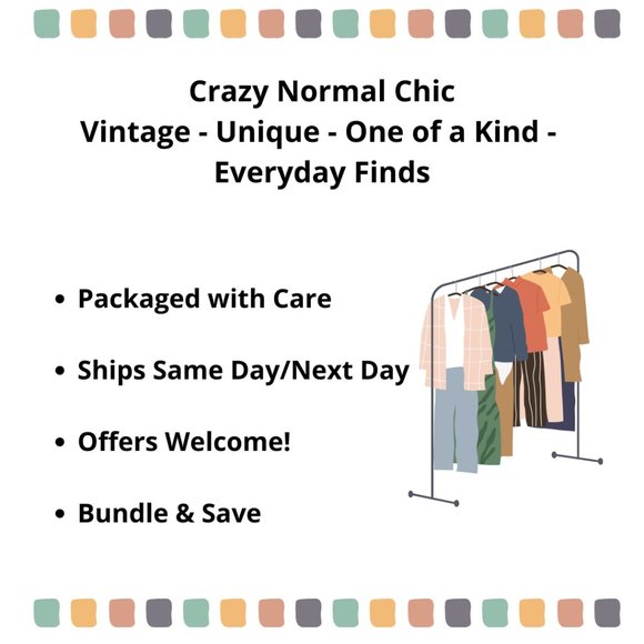 Welcome to Crazy Normal Chic!  Vintage - Unique - One of a Kind - Everyday Finds - Picture 1 of 3